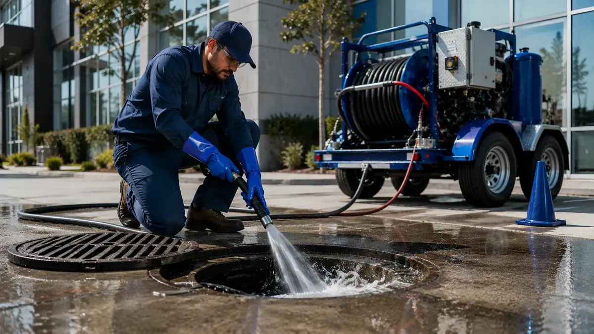 Commercial Hydro Jet Drain Cleaning in Alamo