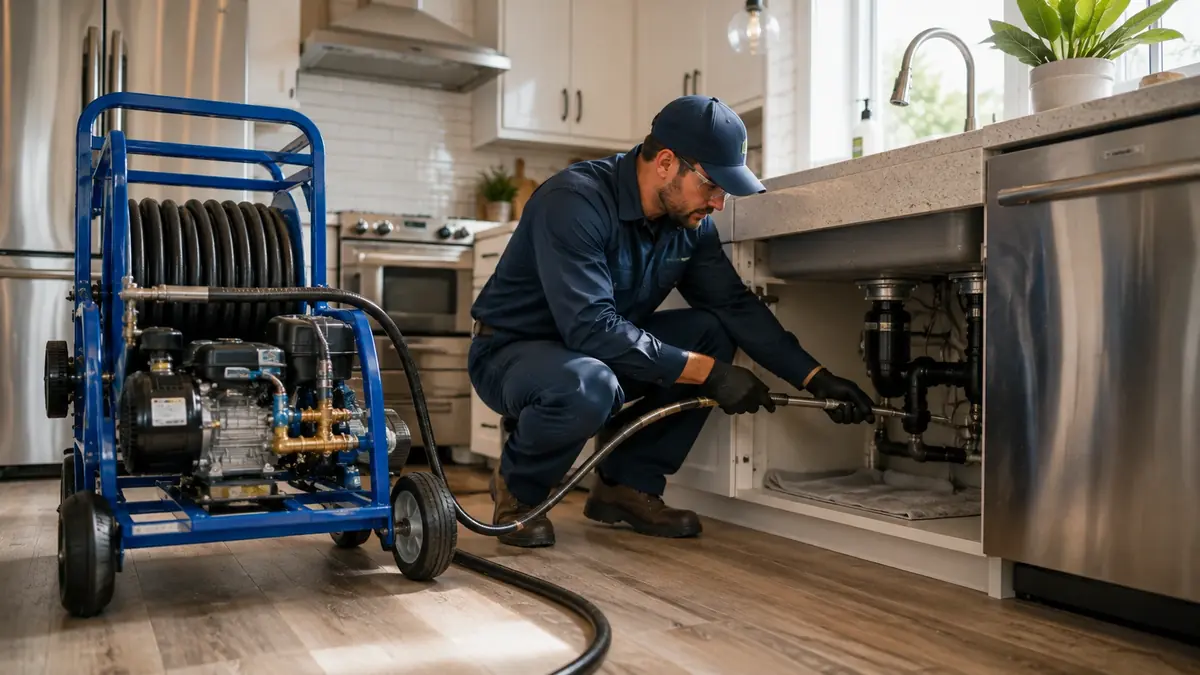 Kitchen Drain Hydro Jetting in Alamo