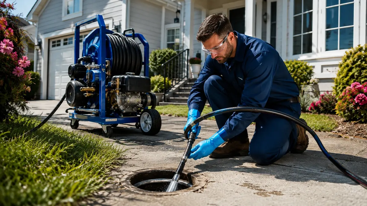 Residential Hydro Jet Drain Cleaning in Alamo