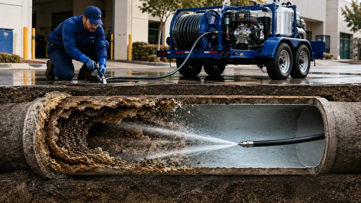 Sewer Pipe Descaling in Alamo